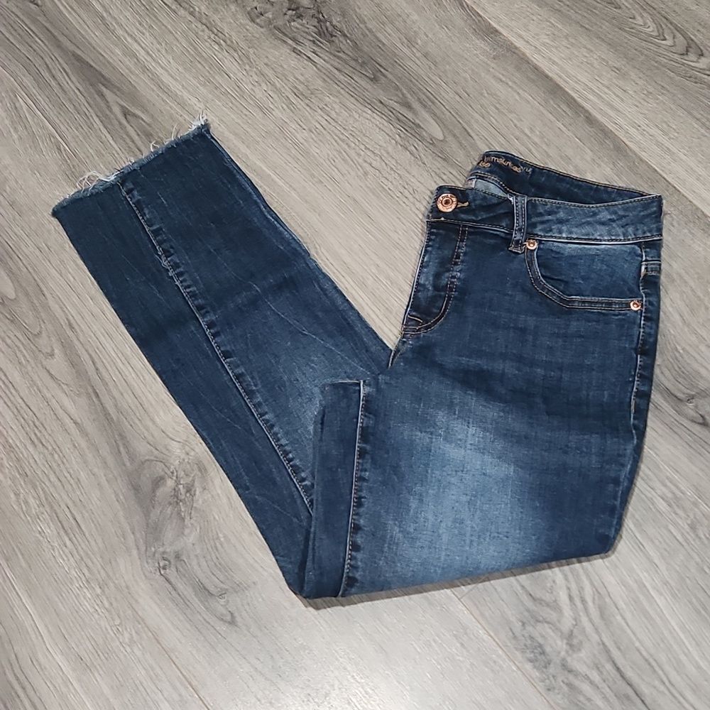 M Jeans by Maurices Skinny Raw Hem Jeans